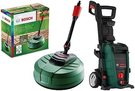 Bosch Aquatak 130 1700-Watt High Pressure Washer (Green)& Aquasurf 250 Patio Cleaner