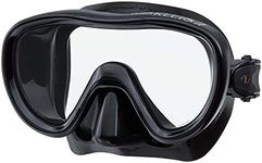 TUSA M-111 Mini Kleio II Scuba Diving Mask, Black/Black