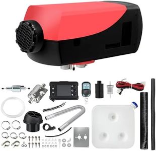 Triclicks Chauffage Diesel 12V 5000W,Réchauffeur d'air Diesel de véhicule avec LCD Moniteur,kit de réchauffeur d'air pour Les fourgonnettes, remorque de Voiture, Remorque De Camping-Car