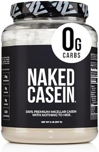NAKED Casein - 2Lb Micellar Casein Protein - Bulk, GMO-Free, Gluten Free, Soy Free, Preservative Free - Stimulate Muscle Growth - Enhance Recovery - 30 Servings