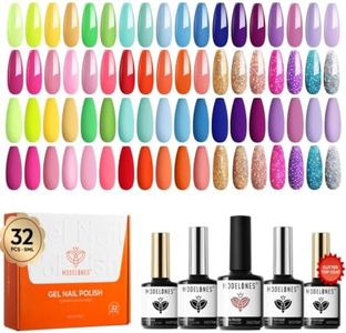 modelones Gel Nail Polish Set Pastel Spring 40PCS 36Colors