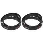 uxcell 2pcs 230XL 037 Timing Belt 115 Teeth Rubber Geared Cogged Belt, 0.37" Width, 0.20" Pitch Mechanical Replacement Belts