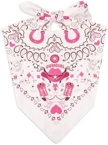 Kenailw Cowboy Cowgirl Bandana, Last Rodeo Bachelorette Carter Outfit for Women, Western Accessories, Chic Head Scarf Bridesmaid Gift