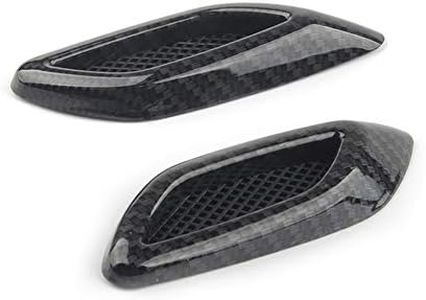 1 Par Tomas de Aire del Automóvil, MoreChioce Entrada de Aire Decorativa Universal Cubierta de Ventilación del Coche Capó Defensas de Flujo de Aire Cubiertas de Ventilación Capuchas