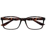 The Reading Glasses Company Brown Tortoiseshell Readers Large Designer Style Mens Spring Hinges R83-2 +2.50