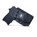 Kydex IWB Holster Bodyguard 380 / Bodyguard 380 Laser Inside Waistband Carry Concealed Holster S&W M&P Bodyguard 380 Pistol Holster Pocket Gun Case (Black, Right Hand Draw (IWB))