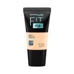 Maybelline New York Fit Me Matte + Poreless Full Coverage Liquid Foundation Tube For All Skin Types, 16H Oil Control & Spf 22-128 Warm Nude (18Ml)