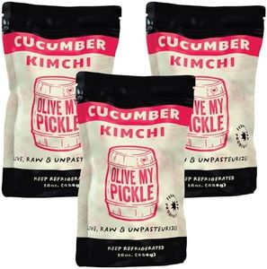 Fermented & Probiotic Kimchi for Gut Health - CUCUMBER KIMCHI BUNDLE (3 PACK) by Olive My Pickle