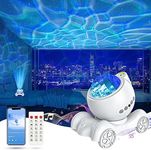 ENOKIK Star Projector, Galaxy Projector Built-in Bluetooth Speaker and 8 White Noise, Night Light Projector for Kids Adults, Aurora Projector for Home Decor/Relaxation/Party/Music/Gift (White)