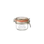 Kilner Round Clip Top Jar 0.125 Litre (125ml) Airtight Glass Storage Jar for Preserving Spices Dry Foods Reusable