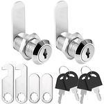 Litensh 20mm Security Mailbox Lock, Letter Post Box Lock, Cabinet Drawer Cam Lock, Toolbox Door Cupboard Locks with Keys (2, 20mm)