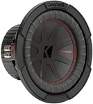 KICKER CompR 8"(20cm) Subwoofer, DVC, 2-ohm, RoHS Compliant