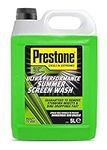 Prestone Screenwash, Ready To Use Screen Wash For Cars, High Performance Cleaning With Streak Free Formula, Maximum Visibility Summer Windscreen Washer Fluid, Removes Stubborn Dirt, 5L Bottle