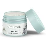 O'mumsie- Baby Face & Body Butter | Highly Moisturizing | Organic Ingredients| For Eczema, Normal To Dry Sensitive Skin| With Colloidal Oatmeal & Cocoa Butter | 100 Gm | Pack of 2