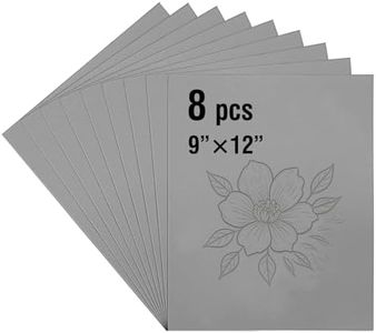 Falling in Art 9 * 12 Linoleum Carving Blocks, 8 Pack Soft Stamp Rubber Blocks for Crafts and Artists Printmaking, Gray,1/8" Thick