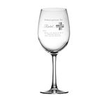 Personalised Engraved Glass Prescription Novelty Drinkware - Wine Glass