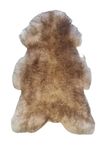 FURRYMAN Genuine Sheepskin Rug, Natural Wool Soft Fluffy Throw (MUFLON, 100x50 cm)