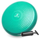 ProsourceFit Core Balance Disc Trainer, 14” Diameter with Pump for Improving Posture, Fitness, Stability