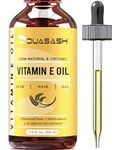 Duasash Vitamin E Oil for Skin & Face Naturally Sourced Plant-Based Organic 100% Pure Vitamin E Oil for Hair Growth d-Alpha-tocopherol Body Oil for Women & Men, Moisturizes Skin, Hair, Nails 60ml