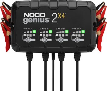 NOCO GENIUS2X4 4-Bank Battery Charger – 8A Smart Multi-Bank Maintainer