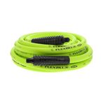 Legacy Manufacturing HFZ3825YW2 Flexzilla 3/8" x 25' Zillagreen Air Hose with 1/4" MNPT Ends and Bend Restrictors