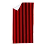 CafePress Red And Black Stripes Large Novelty Printed Beach Towel 30"x60"