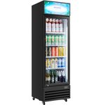 BODEGACOOLER commercial refrigerators glass door, 9 cu.ft commercial beverage refrigerator, glass door display refrigerator for beer,bar,drink, commercial merchandiser refrigerator, commercial fridge.