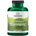 Swanson, Full Spectrum Turmeric Root, 720mg, 240 Capsules, Lab-Tested, SOYA-Free, Gluten-Free, GMO-Free