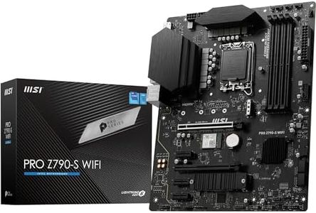 MSI PRO Z790-S WIFI Scheda madre ATX - Supporta processori Intel Core di 14a, 13a e 12a generazione, LGA 1700 - DDR5 Memory Boost 6600+MHz/OC, Slot PCIe 5.0 x16, Slot M.2 Gen4, Wi-Fi 6E, LAN 2.5G