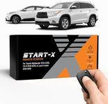 Start-X Remote Starter Kit for Highlander (2014-2019), C-HR (2018-2019), Land Cruiser (2016-2018) Vehicles | Push-to-Start Ignition | Plug & Play Install | Lock 3X to Remote Start | Zero Wire Splicing