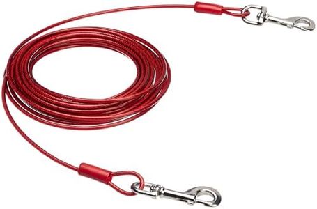 Amazon Basics Tie-Out Cable for Dogs up to 57 kilograms, 9 meters