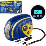 Goodyear Digital Car Tyre Air Inflator Compressor Pump with Digital Display | Pre Set Pressure | Inflatables Toys | Swimming Pool | Anti-Burst