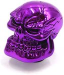 uxcell Universal Skull Head Style Car Manual Stick Gear Shift Knob Lever Shifter Purple