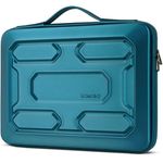 DOMISO 17 inch Laptop Sleeve with Handle Protective Shockproof Waterproof EVA Case for 17,3" ZBook Fury 17,3 G8/MSI GS73VR Stealth Pro/HP Envy 17/LG Gram 17"/ROG Strix GL702VS, Teal