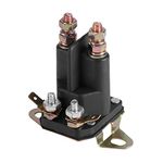 KIMISS Briggs And Stratton Starter Solenoid Solenoid Starter Black Metal And Plastic 3 Pole Universal Starter Solenoid 12V For Mtd 109946 146154 1753539 Am138497(33-334)