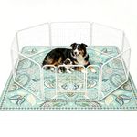 Deamoser Extra Large Washable Dog Pad 160x160cm, XL Reusable Whelping Mat for Dogs, Massive Waterproof Puppy Training Pad for Large Rug Protection & Playpens, Non-Slip Absorbent Dog Floor Mat