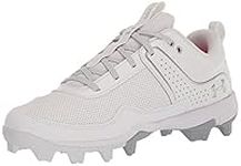 Under Armour Women's Glyde Rm Softball Shoe, White (100)/White, 8.5