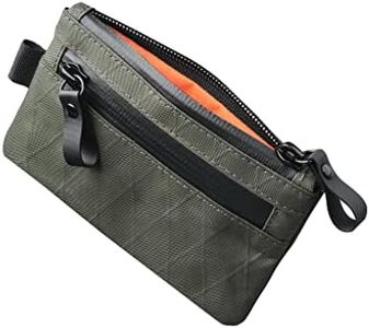 ALPAKA Zip Pouch - Dark Green RFID-Blocking Cash and Card Wallet - Made With Carbon Neutral And Weatherproof Fabrics