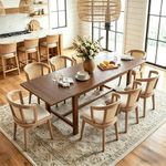 DM Furniture 9-Pieces Farmhouse Din