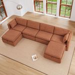 CHITA Terracotta 6-Seat U-Shaped Mo