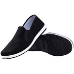 JIJIe Chinese Traditional Martial Arts Shoes Tai Chi, Qi Gong, Kung Fu, and Wing Chun Unisex UK9 EU44 Black