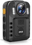 Pyle Police Security Video Compact Camera - HD 2304x1296p Rechargeable Wireless Waterproof Wearable Law Enforcement Mini Surveillance Cam, Audio Video Recording, Night Vision, Motion Detector PPBCM6