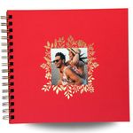 Mod La Vie Christmas Memories Book, Christmas Album. 8.5" x 9.5", 90 Pgs. First Christmas Together, Rustic Christmas Family Album, Baby's First Christmas Married, Holidays Scrapbook (R/WH)