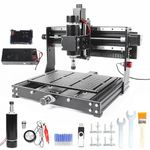 CNCTOPBAOS 500W CNC Router for Metal Carving,3020 Plus DIY CNC Engraving Machine,3 Axis Desktop GRBL CNC Milling Machine,Cutting Wood Acrylic MDF w/XYZ Limit Switches E-Stop 11.81x7.9x2.9inch