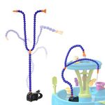 Kids Water Table Pump with 10ft Long Cord Different Tube Design, Water Table Upgrade Accessories Summer Outdoor Automatic Water Supply Device for Toddlers Age 3-10