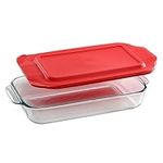 Pyrex Basics 2-Qt Clear Glass Bakin