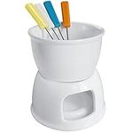 Tebery Fondue Set with 4 Color Fork