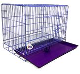 MidWest Homes for Pets Iron Dog Crates Cage Kennel 36 Inch Suitable for Large Adult Dog (Length-36 Inch,Width-25.50 Inch,Height-24.50 Inch), Violet