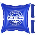 Pool Pillow for Above Ground Pools, 0.4mm Extra Thick & Strong Cold-Resistant Pool Pillows for Closing Winter 4x4', Pool Pillow for Winterizing to Last All Season