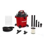 CRAFTSMAN CMXEVBE17596 20 Gallon 6.5 Peak HP Wet/Dry Vac, Heavy-Duty Shop Vacuum with Attachments, Red